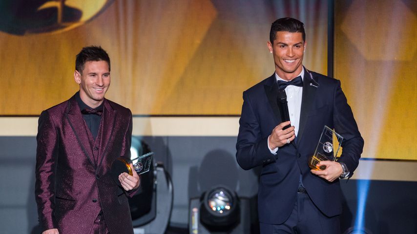 Lionel Messi und Cristiano Ronaldo, Januar 2015