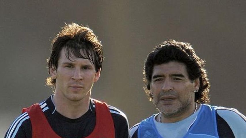 Lionel Messi sendet Diego Maradona nach OP Genesungswünsche