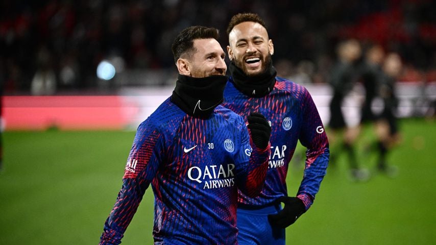 Lionel Messi und Neymar Jr., Januar 2023