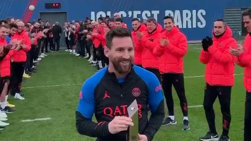 Nach WM-Titel: So wird Leo Messi von seinem Verein empfangen