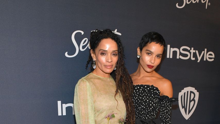 Lisa Bonet und ihre Tochter Zoe Kravitz im Januar 2020