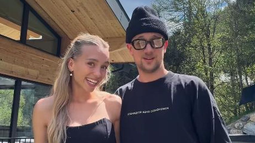 Lisa Mantler und ihr Ehemann Jonas, April 2025