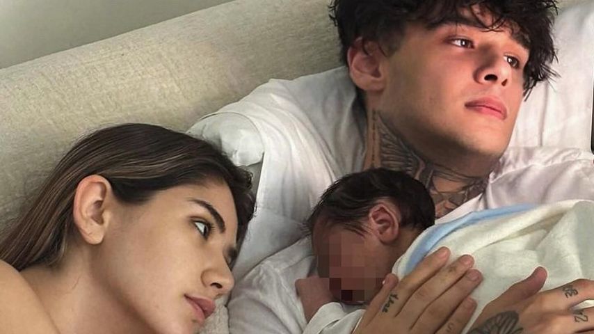 Lisa Marie Akkaya und Furkan Akkaya und Baby Emilio im November 2025