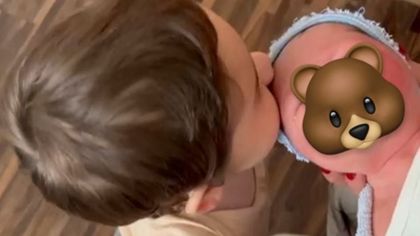 Lisa Marie Akkayas Sohn Emilio mit seinem Bruder Emilio, September 2025