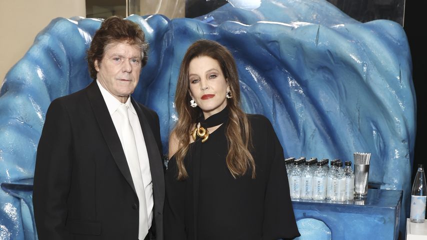 Lisa Marie Presley mit ihrem Freund Jerry Schilling, Januar 2022