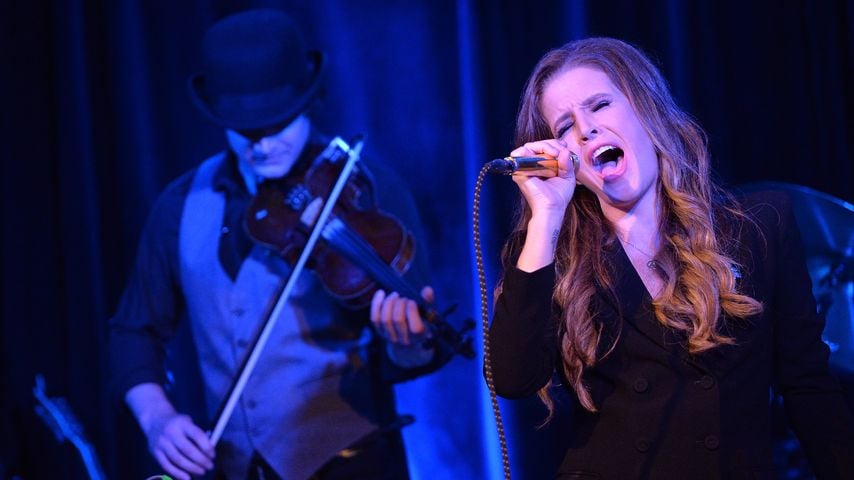 Lisa Marie Presley bei einem Festival im September 2013 in Nashville