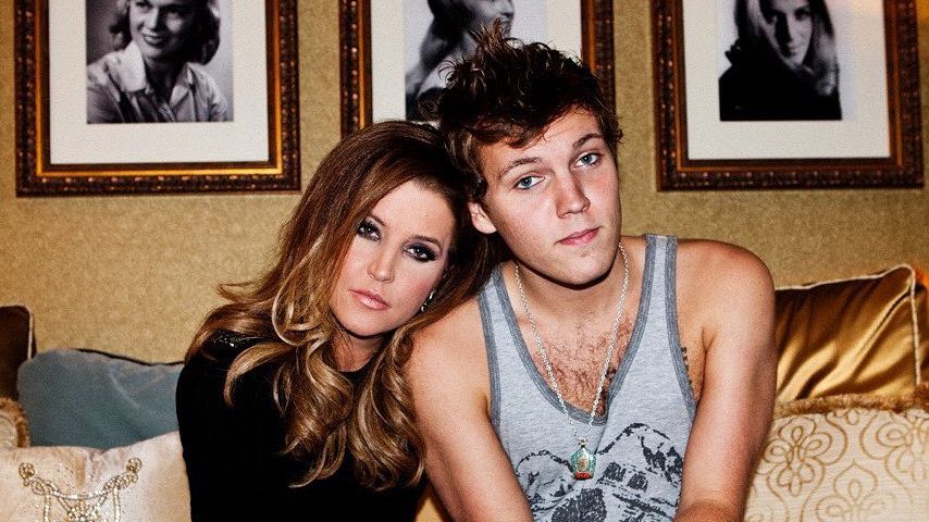 Lisa Marie Presley und Benjamin Keough, 2012
