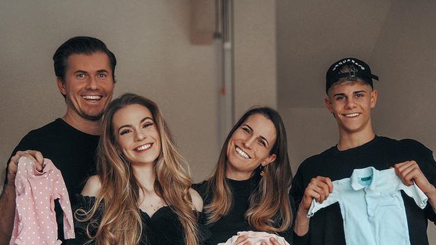 Lisa-Marie Schiffner mit ihrer Familie
