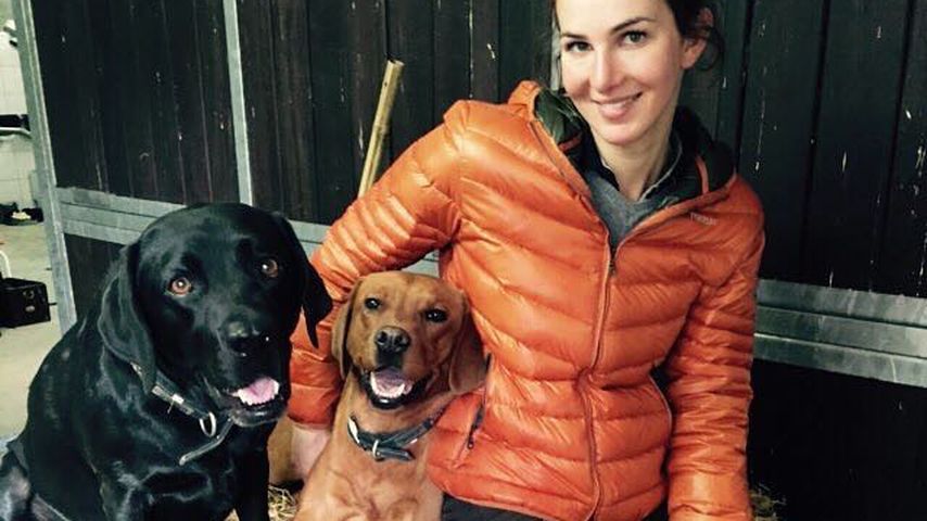 Lisa Müller mit Murmel und Micky im Februar 2017