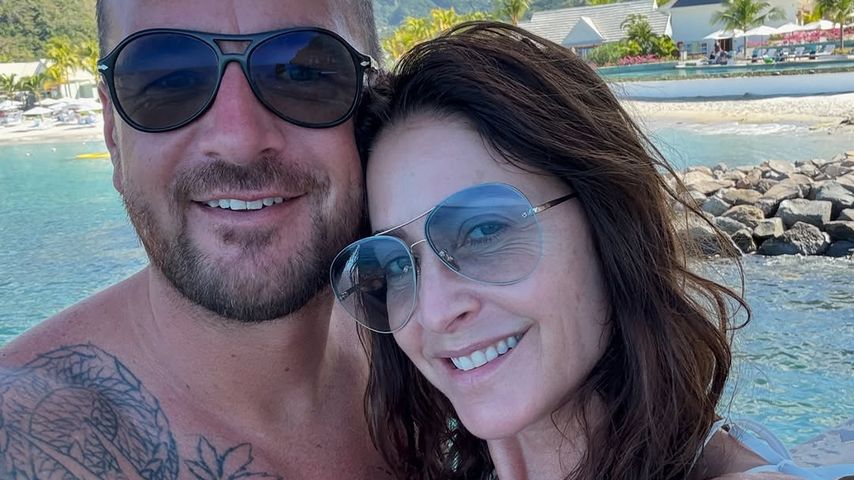 Lisa Snowdon und ihr Verlobter George Smart
