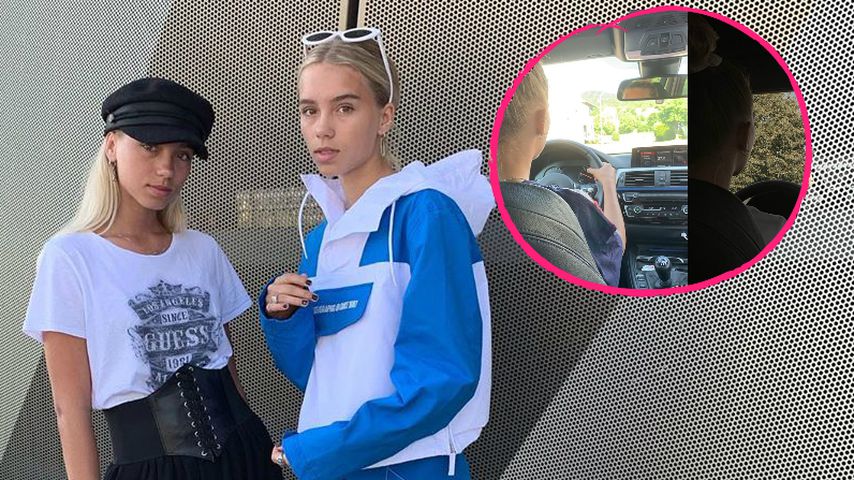 Lisa & Lena mega-aufgeregt: Sie hatten ihre erste Fahrstunde