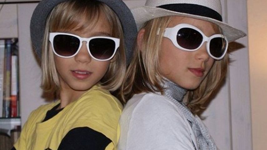 Lisa und Lena als Kinder