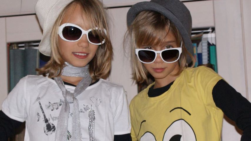 Lisa und Lena als Kinder