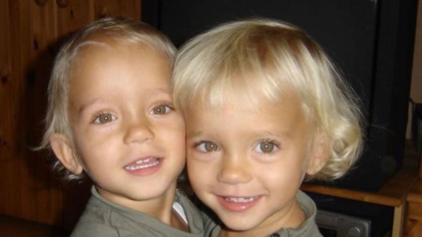 Lisa und Lena Mantler als Kleinkinder