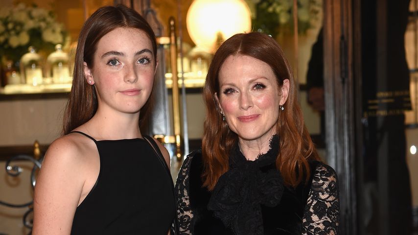 Julianne Moore mit ihrer Tochter Liv