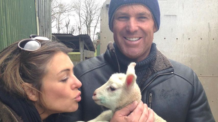 Liz Hurley und Shane Warne