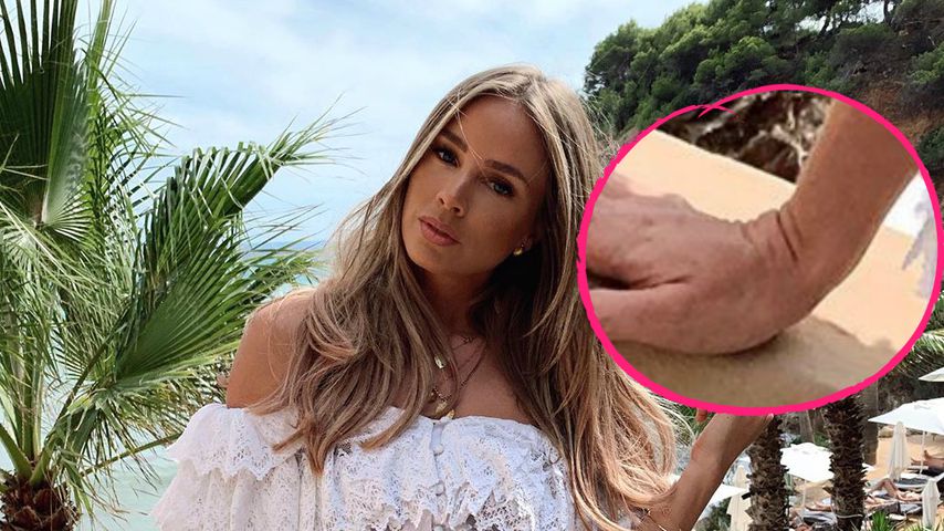Alien-Hand: Hat Liz Kaeber etwa schon wieder gephotoshopped?