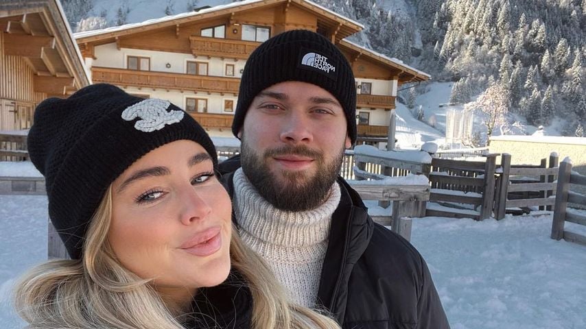 Liz Kaeber mit Ehemann Nick Maerker, Dezember 2022
