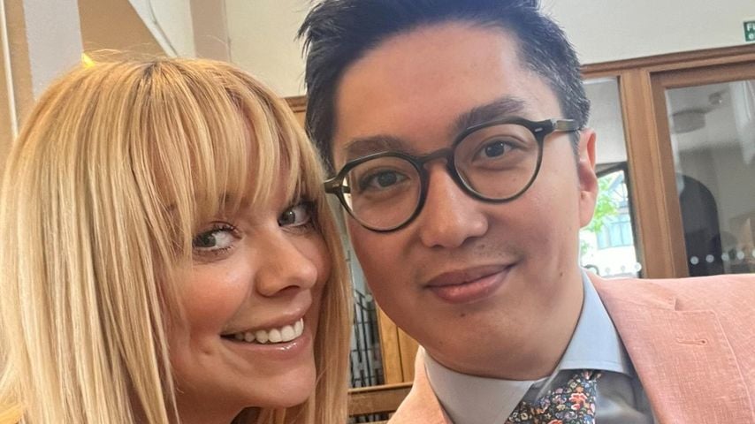 Liz McClarnon und ihr Mann, September 2024