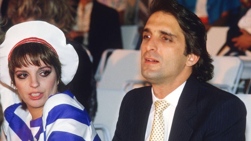 Liza Minnelli mit Mark Gero im Jahr 1986