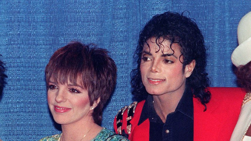 Liza Minnelli und Michael Jackson im März 1988