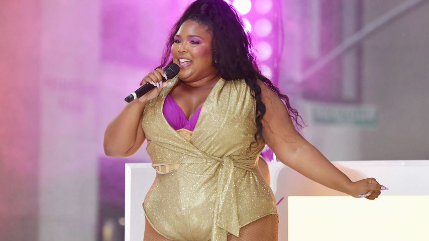Sängerin Lizzo bei einem Auftritt in New York City