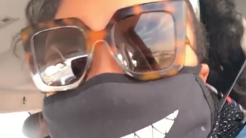 Lizzo mit Maske im Dezember 2019