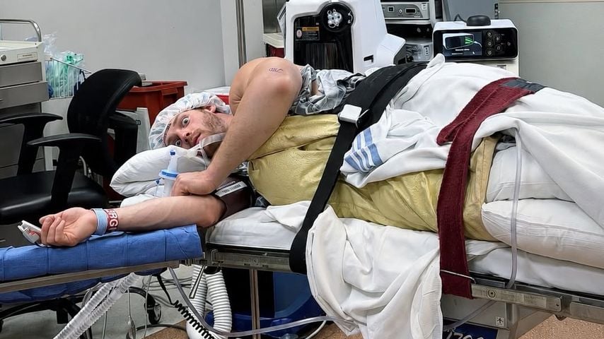 Logan Paul vor der OP am Arm, Mai 2026