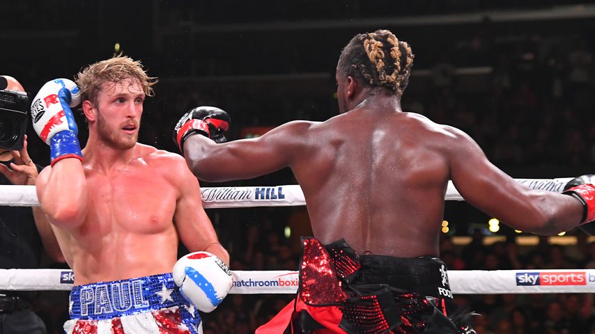 Logan und KSI bei ihrem Boxkampf im November 2019