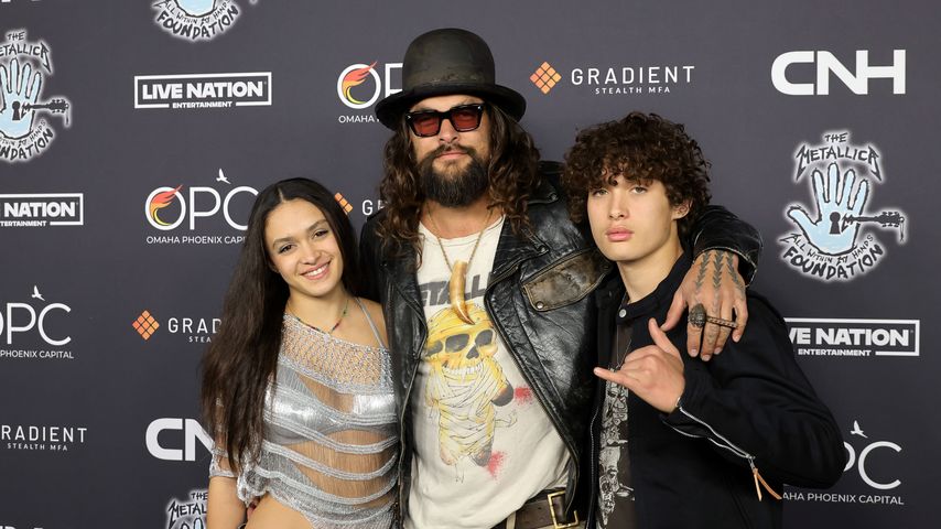 Lola Iolani Momoa, Jason Momoa and Nakoa-Wolf Momoa bei einer Wohltätigkeitsveranstaltung