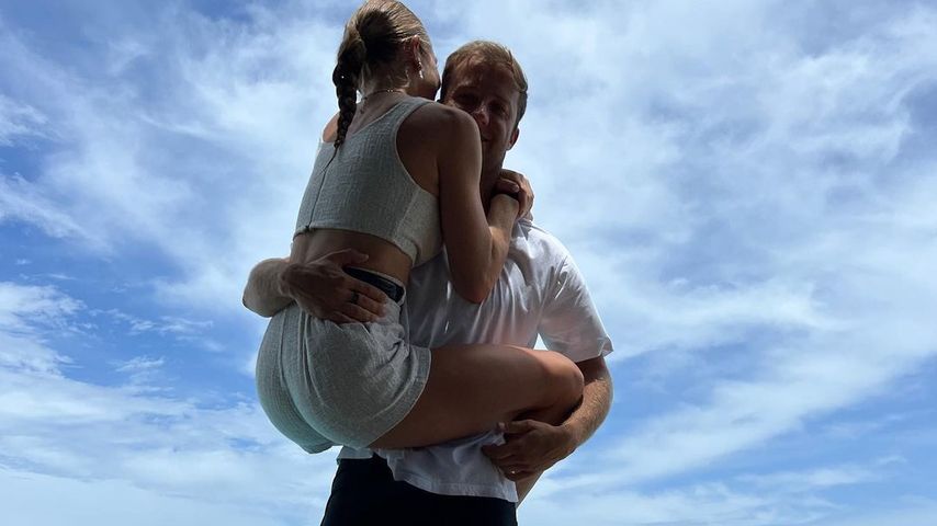 Lola Weippert mit ihrem Freund Eric im September 2022