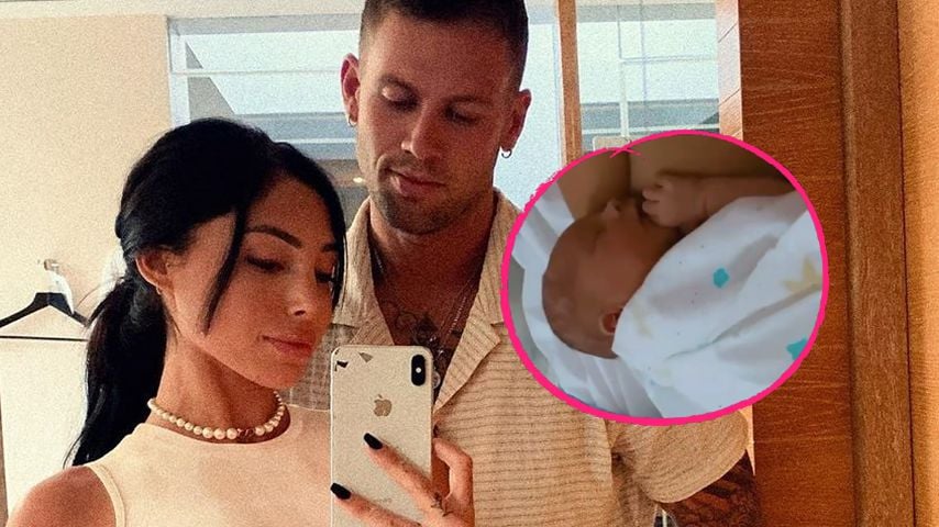 Ein Junge: London Goheen und Reece Hawkins' Baby ist da