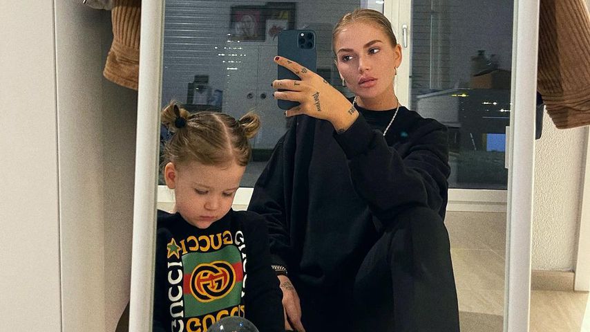 Loredana und Tochter Hana, Dezember 2020