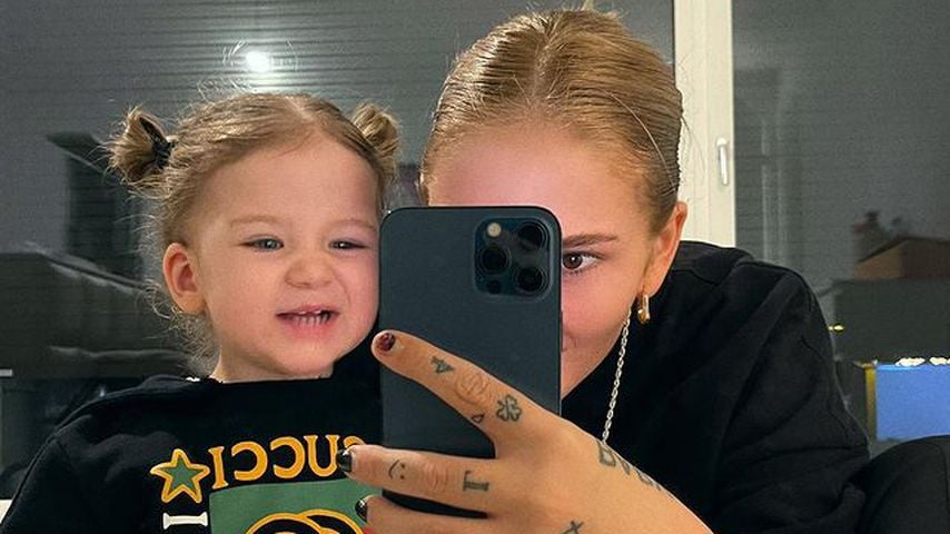 Loredana mit ihrer Tochter Hana