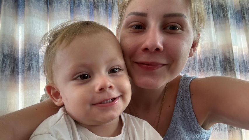 Loredana Wollny und ihr Sohn Aurelio, August 2024