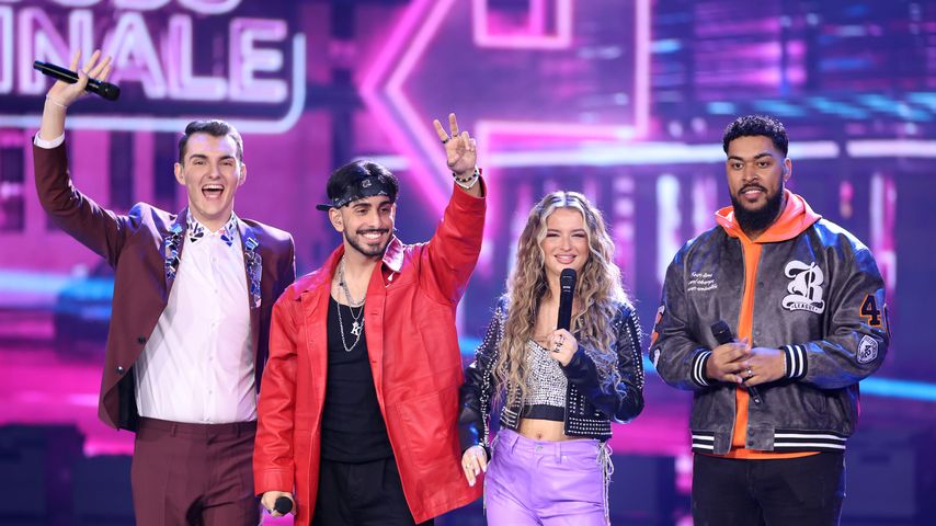 Lorent Berisha, Kiyan Yousefbeik, Monika Gajek und Sem Eisinger, DSDS-Finalisten