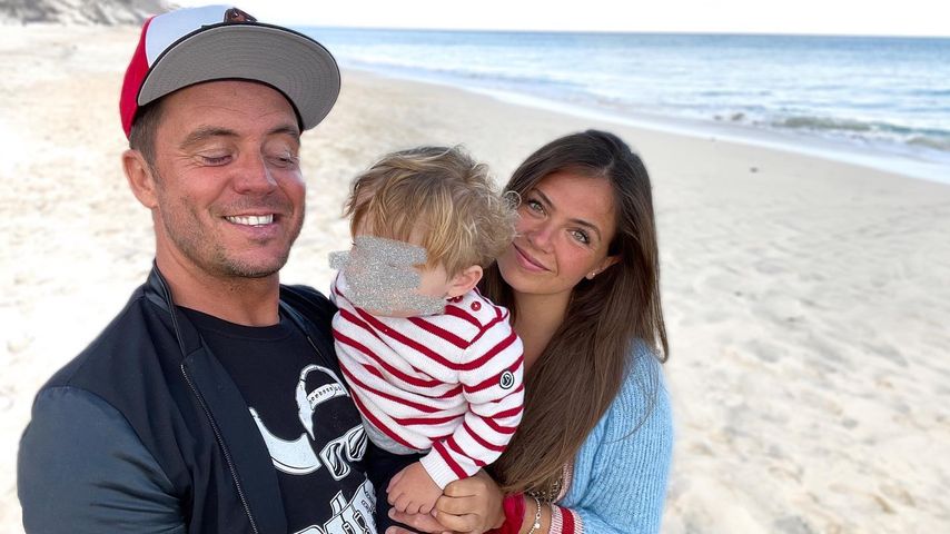 Lorenz Büffel mit Sohn Leo und Freundin Emily Gierten in Thailand