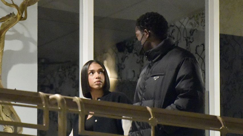 Lori Harvey mit ihrem Freund Damson Idris, Januar 2023
