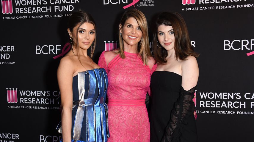 Lori Loughlin mit ihren beiden Töchtern Olivia Jade und Isabella Rose im Februar 2019