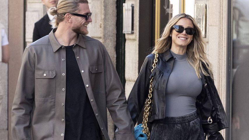 Loris Karius und Diletta Leotta, April 2023