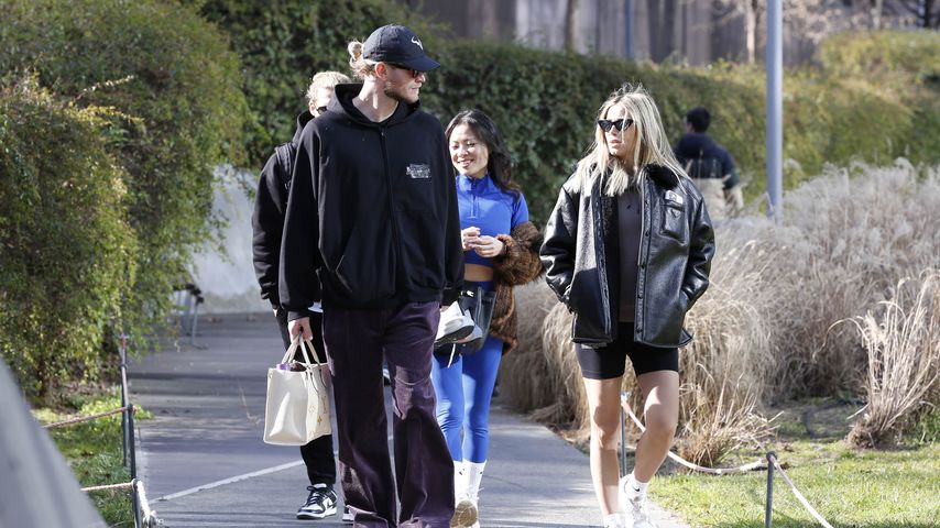 Loris Karius und Diletta Leotta in Mailand im Februar 2023