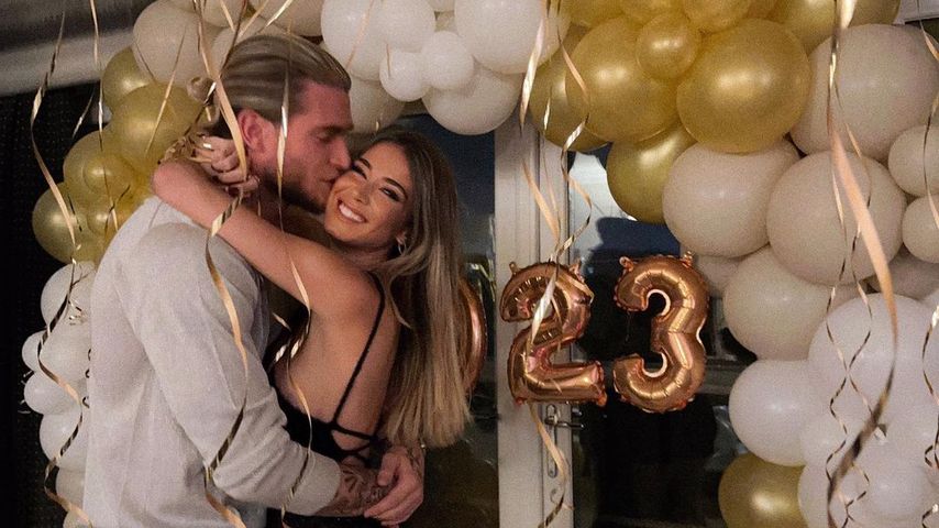 Loris Karius mit seiner Freundin Diletta Leotta