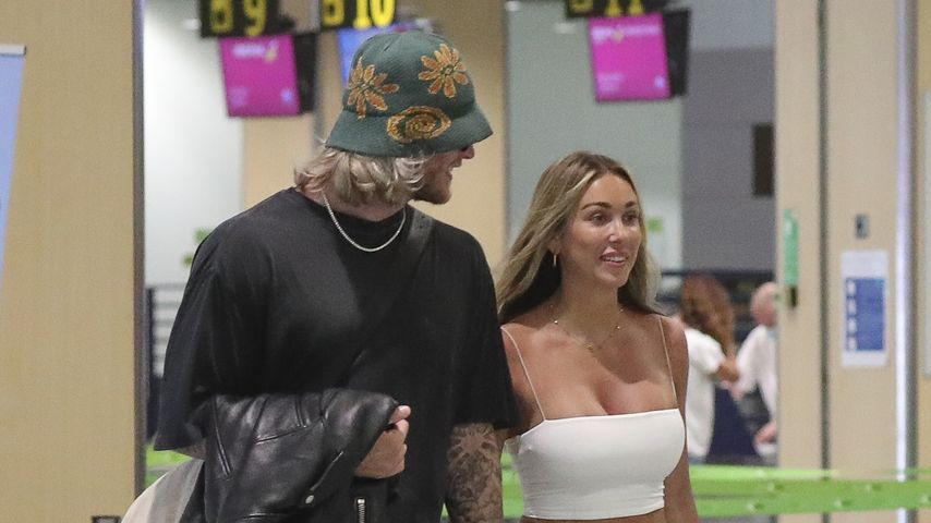 Fußballer Loris Karius und Janine Wiggert