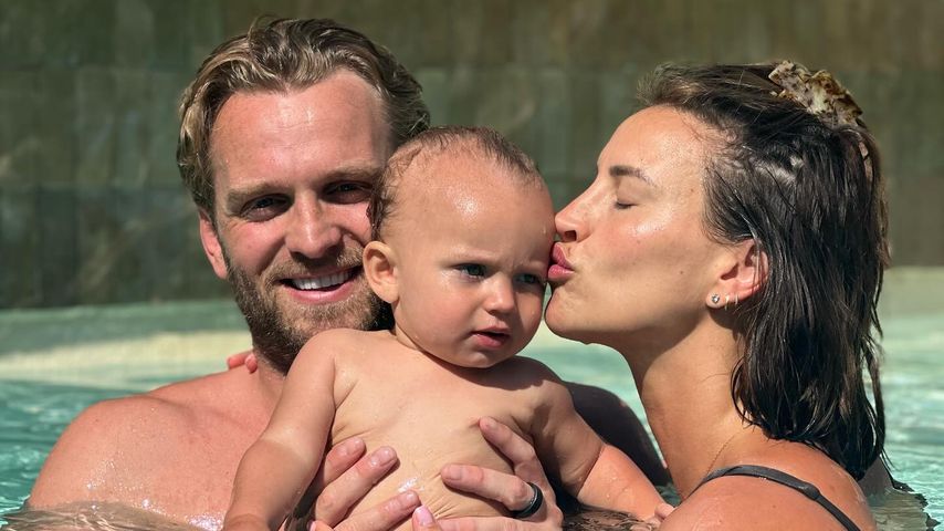 Lorri Haines, Ferne McCann und ihre Tochter Finty im August 2024