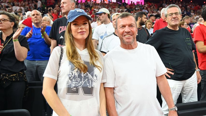 Basketball statt WM: Lothar Matthäus zeigt sich mit Theresa
