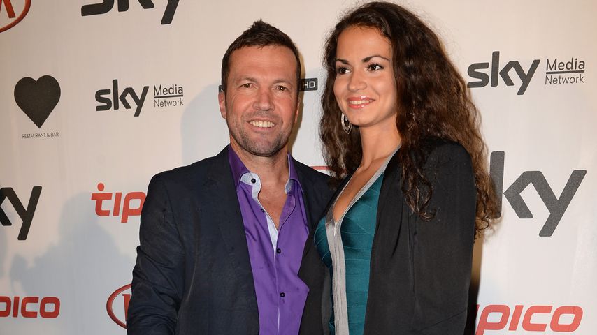 Lothar Matthäus und Anastasia bei einem Event in München, August 2013