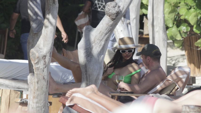 Lothar Matthäus im Urlaub auf Tulum in Mexiko, 2021