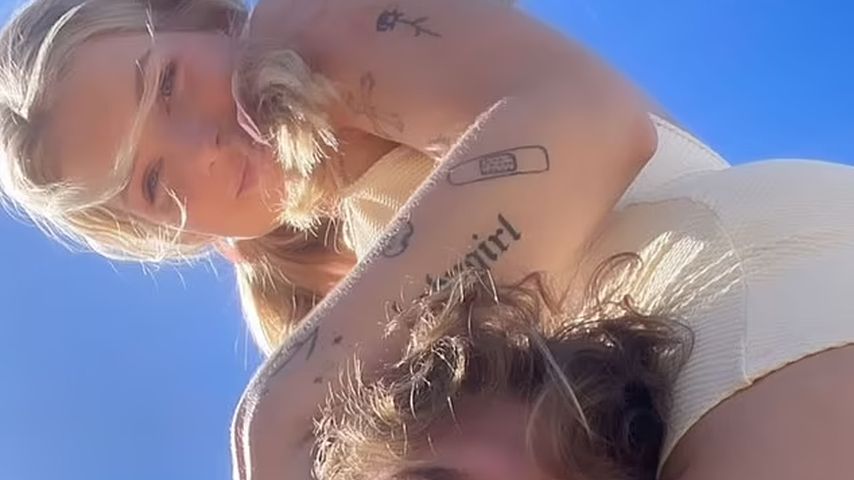 Lottie Moss und Daniel Steel im Januar 2023