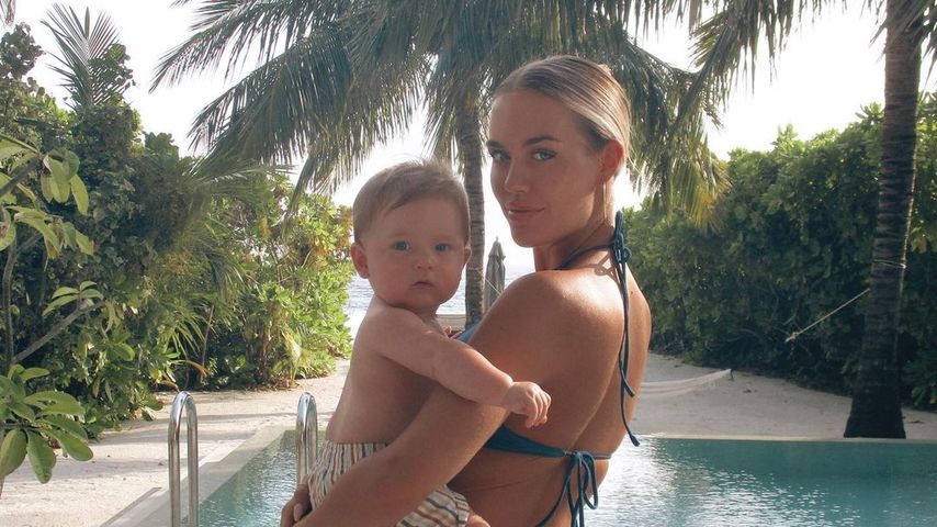 Lottie Tomlinson genießt ersten Urlaub mit Söhnchen Lucky!