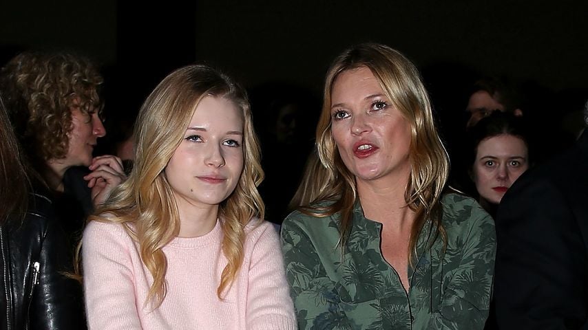 Lottie und Kate Moss bei einer Topshop-Fashion-Show